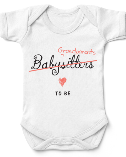 Babysitters Grandparents To Be Babygrow