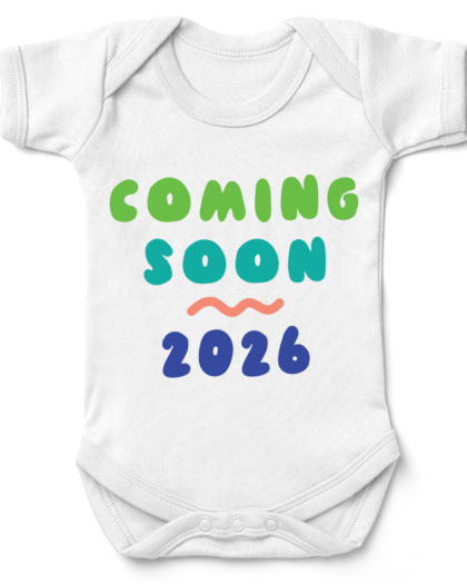 Bold Coming Soon 2026 Babygrow