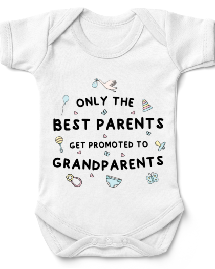Butterfly Best Parents Promoted Babygrow