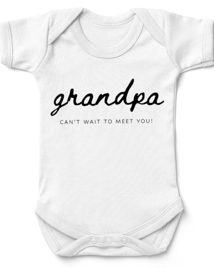 Can't Wait Grandpa Babygrow