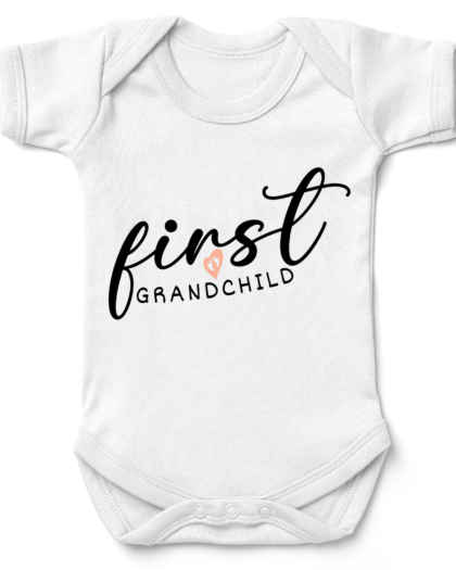 First Grandchild Heart Babygrow