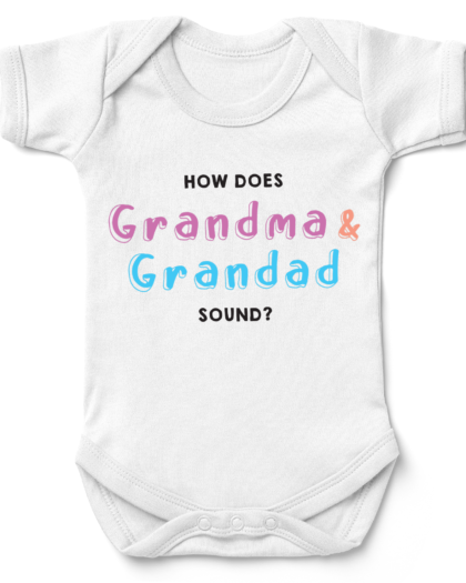 Grandad And Grandma Sound Babygrow