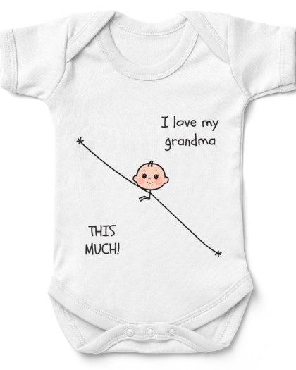 Love Grandma This Much Babygrow