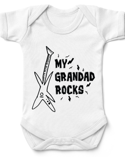 My Grandad Rocks Babygrow