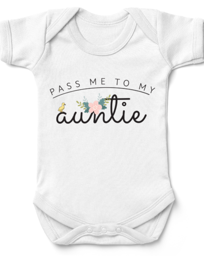 Pass Me To My Auntie Babygrow