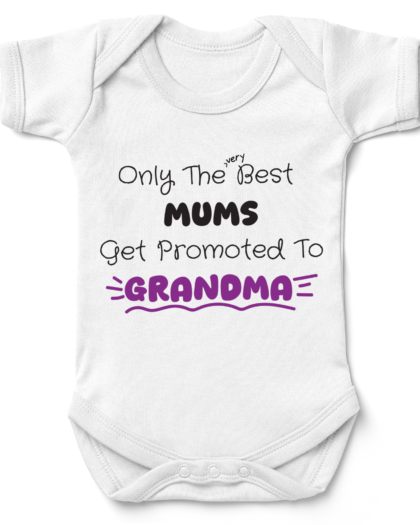 Very Best Mum To Grandma Babygrow