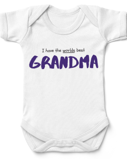 Worlds Best Grandma Babygrow